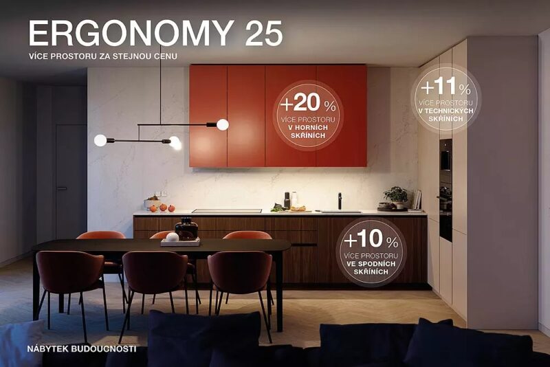 HANÁK ERGONOMY 25 <br/> Více prostoru za stejnou cenu